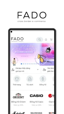 Fado - Săn deal sắm hàng hiệu android App screenshot 4